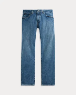 Men’s Regular Fit Distressed Blue Jeans